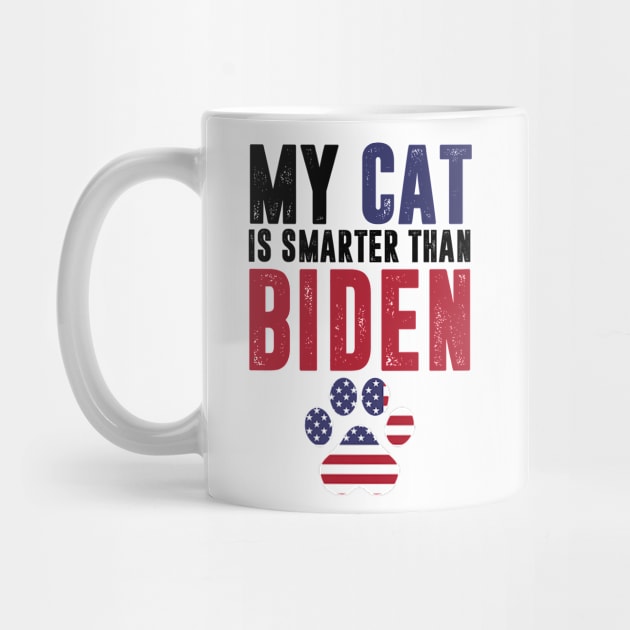 My cat is smarter than biden - joe biden sucks by MerchByThisGuy